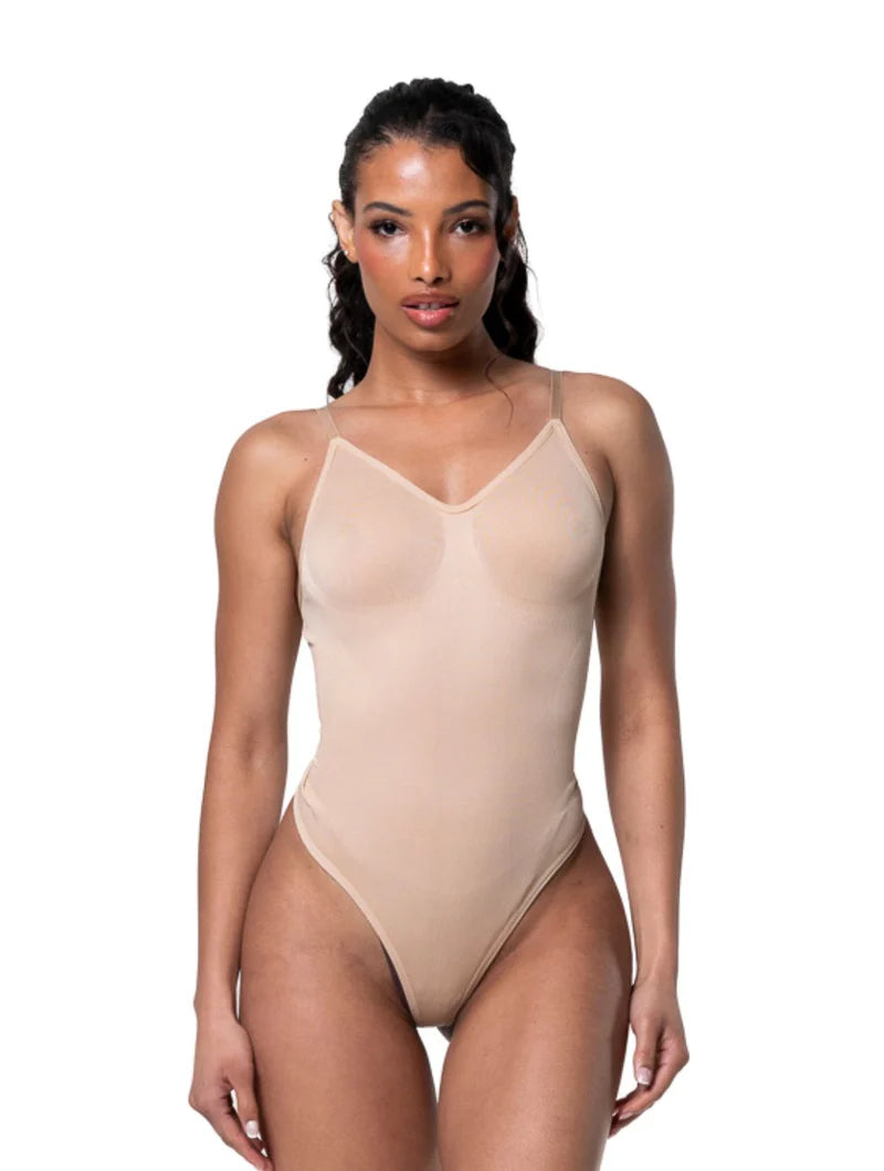 Body string ajusté à dos plongeant