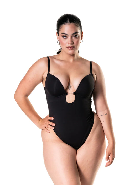 Body string gainant à décolleté plongeant